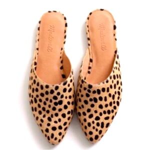 Madewell Sand Dune Spotted Multi Remi Slip On Mules Size 9.5